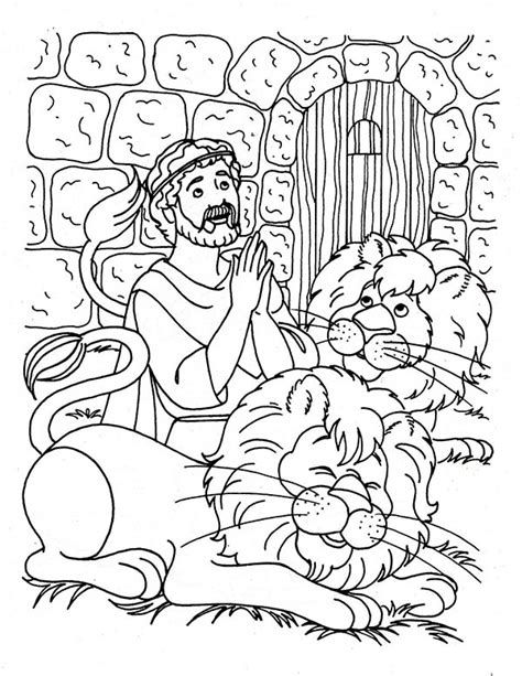 Pin On Daniel And The Lions Den Coloring Pages
