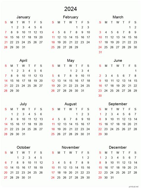 Printable Calendar You Can Add Text 2024 Latest Perfect Most Popular