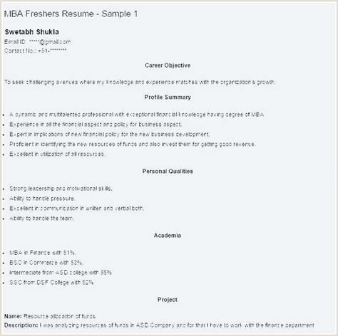 Resume formats for freshers are custom made to neutralize the disadvantage and provide a positive boost to the application.your resume is the first bit of you an do you also want to know about career objective for mba freshers or an engineer or do you want it for an internship? Fresher Resume format for Mba Marketing in 2020 | Resume format, Resume, Mba