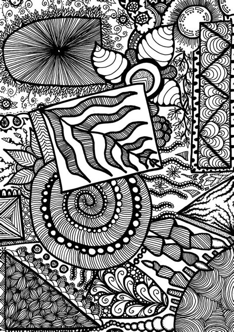 An Abstract Black And White Drawing With Lots Of Swirls On The Bottom