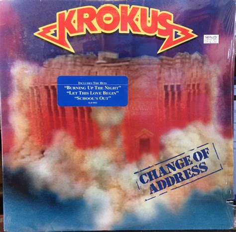 Krokus- Change Of Address - (LP - Used) (SEALED) - Vals halla Records