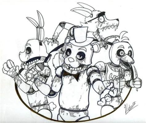 Get This Fnaf Coloring Pages Online Fg63