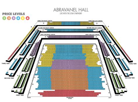 Seating Charts Utah Symphony