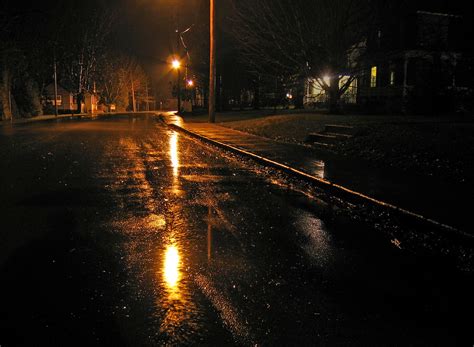 Rainy Night Street Phillip Flickr