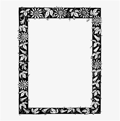 Black And White Borders Frames Picture Decorative Arts Borders And