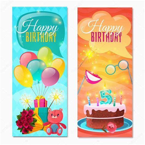 Happy Birthday Banner Vertical Imagenes Verticales Infantiles Feliz