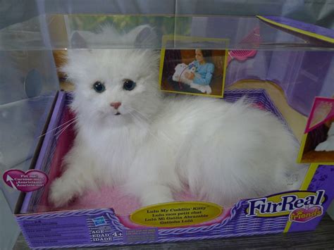 Furreal Friends Lulu My Cuddlin Kitty Interactive White Cat Toy Hasbro