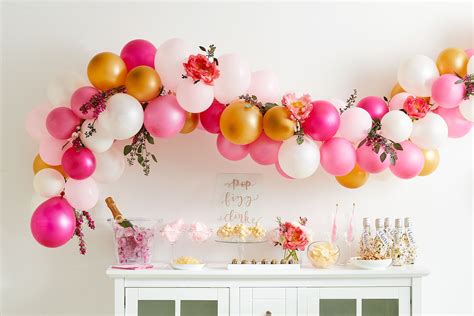 Go All Out For Your Next Party With A Diy Balloon Garland It May Look