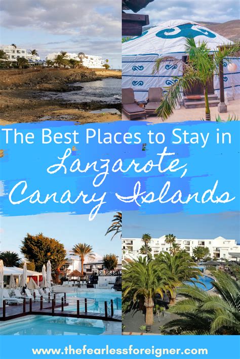 Where To Stay In Lanzarote The Best Hotels And Cities The Fearless