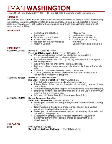 An outstanding human resources cv will help you to stand out from the crowd. Amazing Human Resources Resume Examples | LiveCareer