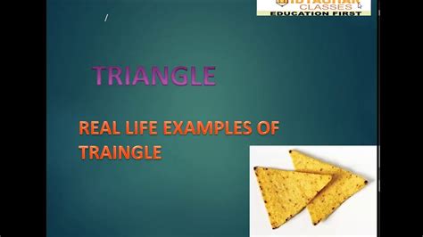 10 Real Life Examples Of Triangle Youtube