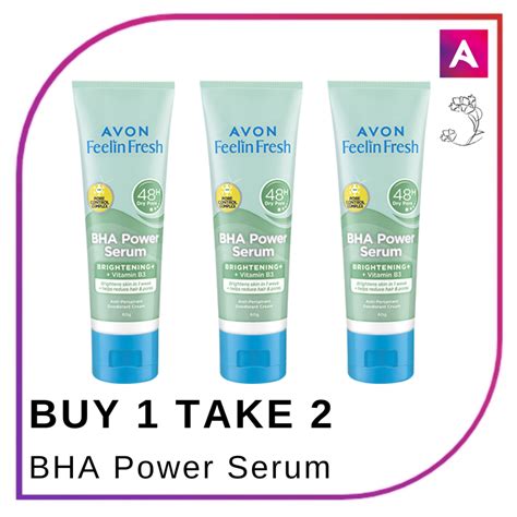 Buy 1 Take 2 Avon Feelin Fresh Bha Power Serum Brightening Vitamin B3