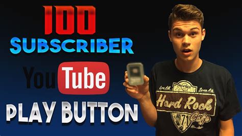 100 Subscriber Youtube Play Button Youtube