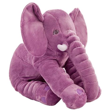 Elephant Soft Toy Huggable Plushie Purple 40cm Elephant Plush