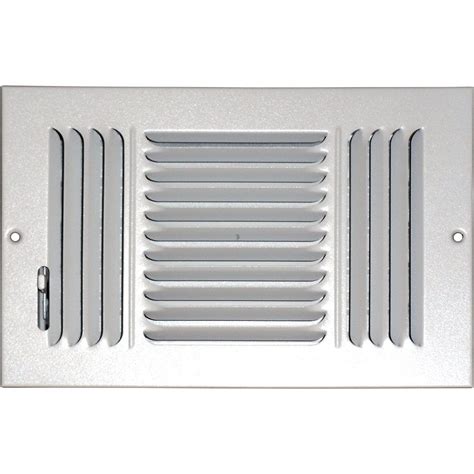 Where is the best, least visually offensive placement for ac vents on a vaulted ceiling? Speedi-Grille 2 in. x 12 in. White Floor Register Vent ...