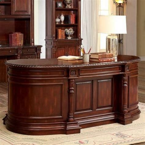We are large enough to provide the expertise our clients require, yet small enough to provide the personal. Astoria Grand Bettie Solid Wood Half-Circle Executive Desk ...