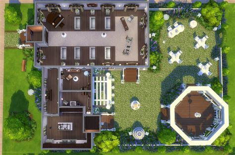 I renovated umbrage manor in the sims 4! SIMplicity: TS4 - Wedding Chapel