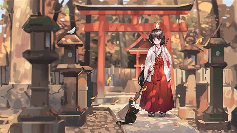 19 Anime Japanese Shrine Wallpaper Baka Wallpaper