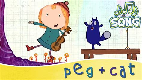 Peg Cat Theme Song 15 Minutes Youtube