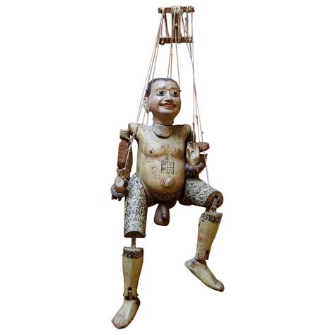 Antique Marionette Puppet From Burma At 1stdibs Marionette Doll Old