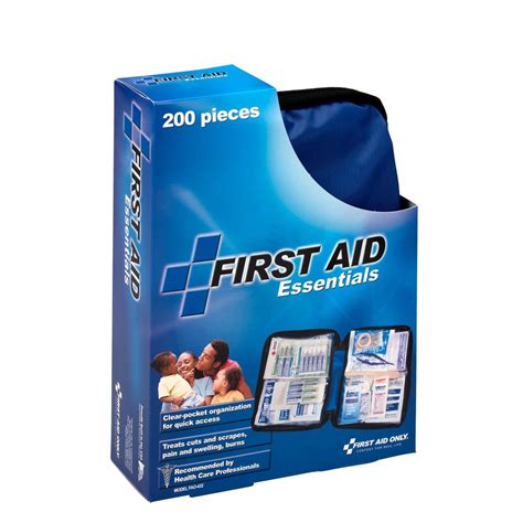 Essentials First Aid Kit 199 Piece Fabric Case Electronix Express