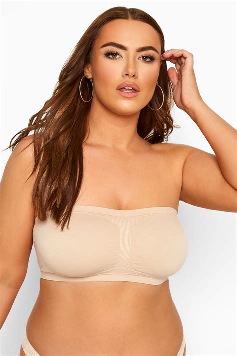 Nude Seamless Padded Bandeau Bra Yours Clothing
