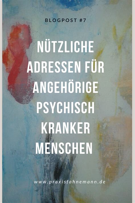 Bei psychischen leiden ist der übergang von der lebenskrise zur störung fließend. Hilfe für Angehörige psychisch kranker Menschen - Maria ...