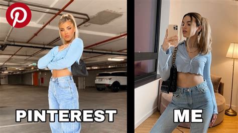 pinterest outfits nachstellen mein freund bewertet sie 🤭 youtube