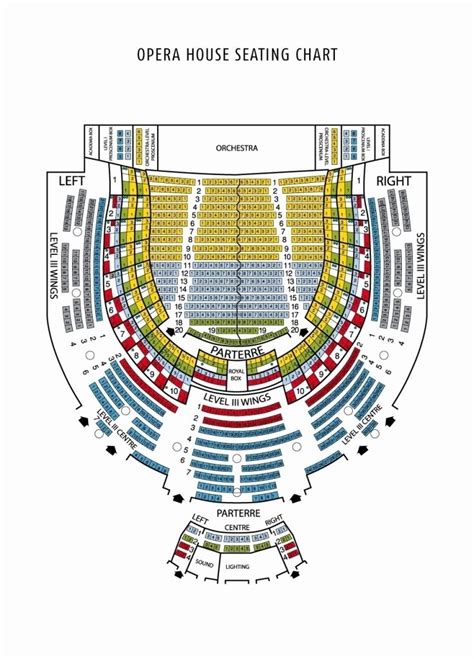 Opera House Kennedy Center Seating Chart