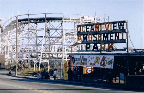 Norfolk Va Ocean View Amusement Parkthe Roller Coaster