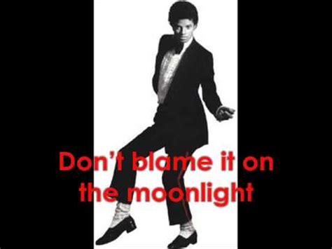 All lyrics are subject to us copyright laws and are property of their respective authors, artists and labels. Michael Jackson Blame it on the Boogie with Lyrics - YouTube
