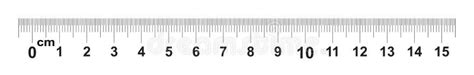 Ruler 15 Centimeter Ruler 150 Mm Value Of Division 05 Mm Precise