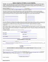 Navy Power Of Attorney Form Pictures