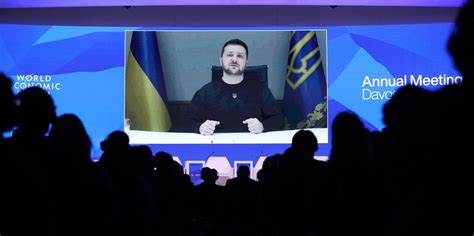 Ukraine Ce Quil Faut Retenir De Lintervention De Zelensky Au Forum économique Mondial