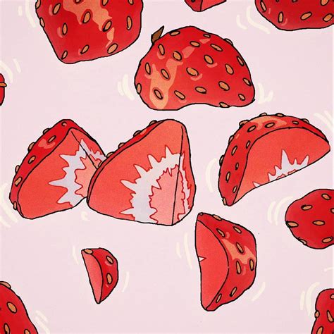 Hanna K On Twitter Strawberry Art Aesthetic Anime Aesthetic Art