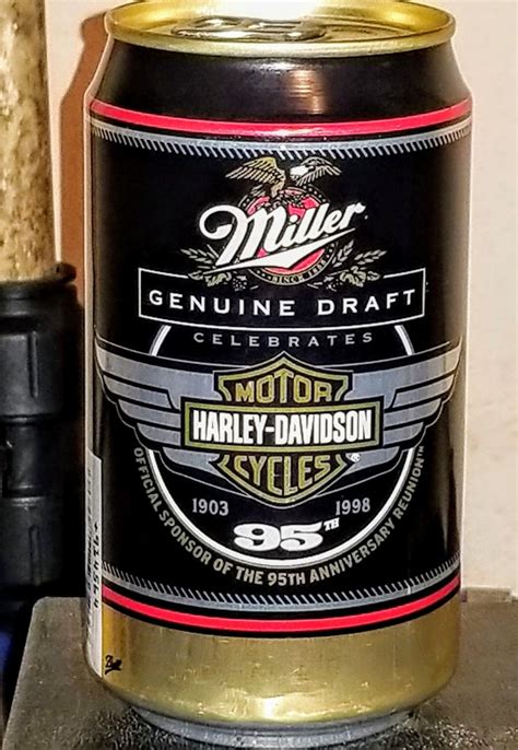 Miller Genuine Draft Harley Davidson Th Anniversary
