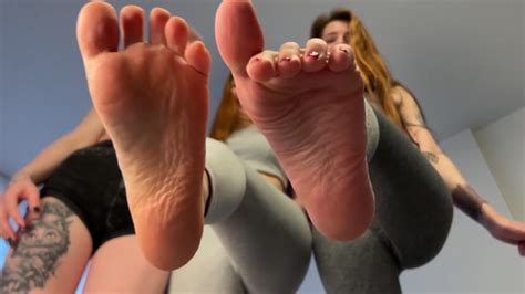 Petite Princess FemDom POV Dirty Socks Bare Feet Face Busting With Cruel Mistresses Porno