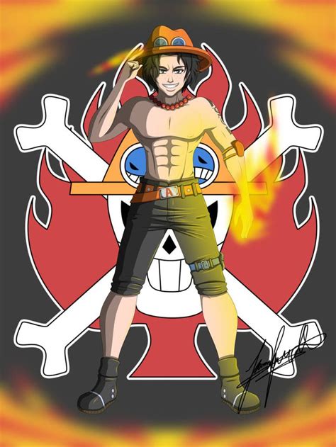 Portgas D Ace By Gatonegronohana On Deviantart In 2022 Ace
