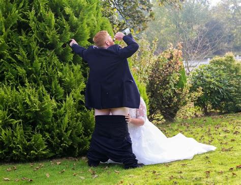 Weddingnuptial Photos Of Bride Trying To Give Groom Mouth Action Go