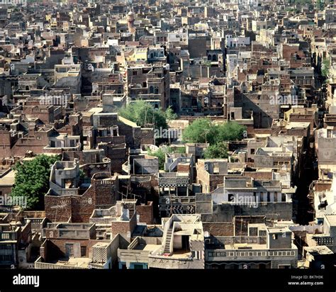 Houses Of Old Delhi India Asia Stock Photo Alamy