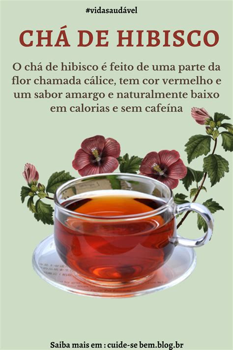 Conheça os benefícios do chá de hibisco para a saúde em Chá de hibisco Receitas