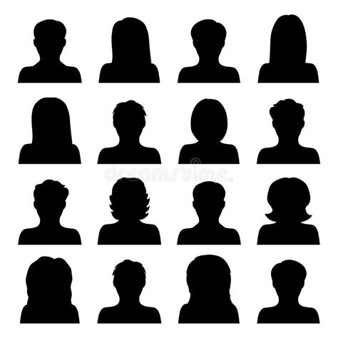 Vector Set Of People Icons Isolated On White Background Stock Vector