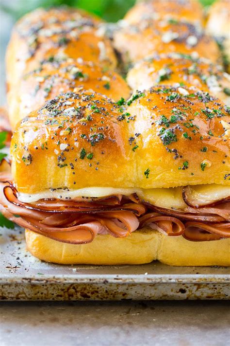 Preheat the oven to 350 degrees f (175 degrees c). Ham and Cheese Sliders - Dinner at the Zoo