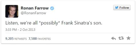 Frank Sinatra Had A Vasectomy Before Potential Son Ronan Farrow Was