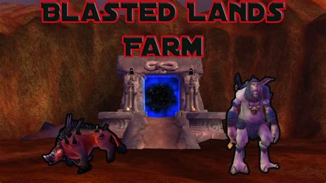 Classic Wow Blasted Lands Gold Farm Quest For Gold Youtube