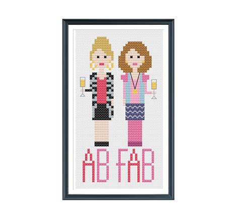 Free embroidery cross stitch patterns crochet and knitting. Absolutely Fabulous Cross Stitch Pattern PDF Instant Download by tinymodernist on Etsy | Cross ...