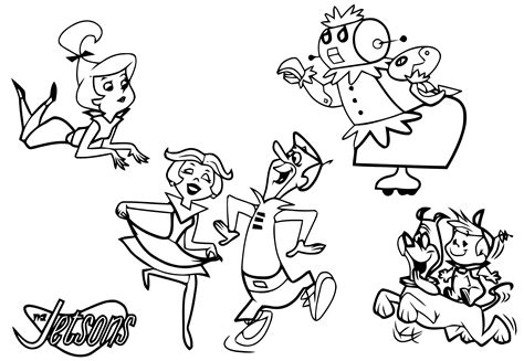 Jetsons Coloring Page 110 Wecoloringpage Com