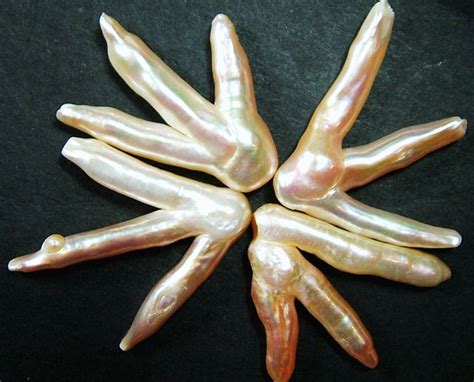 Chicken Feet Keshi Pearls High Luster 55cts Pf429