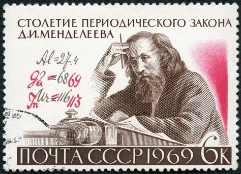 Dmitri mendeleev's original table (image: Biography of Dmitri Mendeleev, Inventor of the Periodic ...