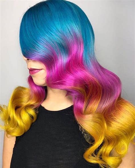 50 Gorgeous Rainbow Hair Color For Girls Fashion 2d